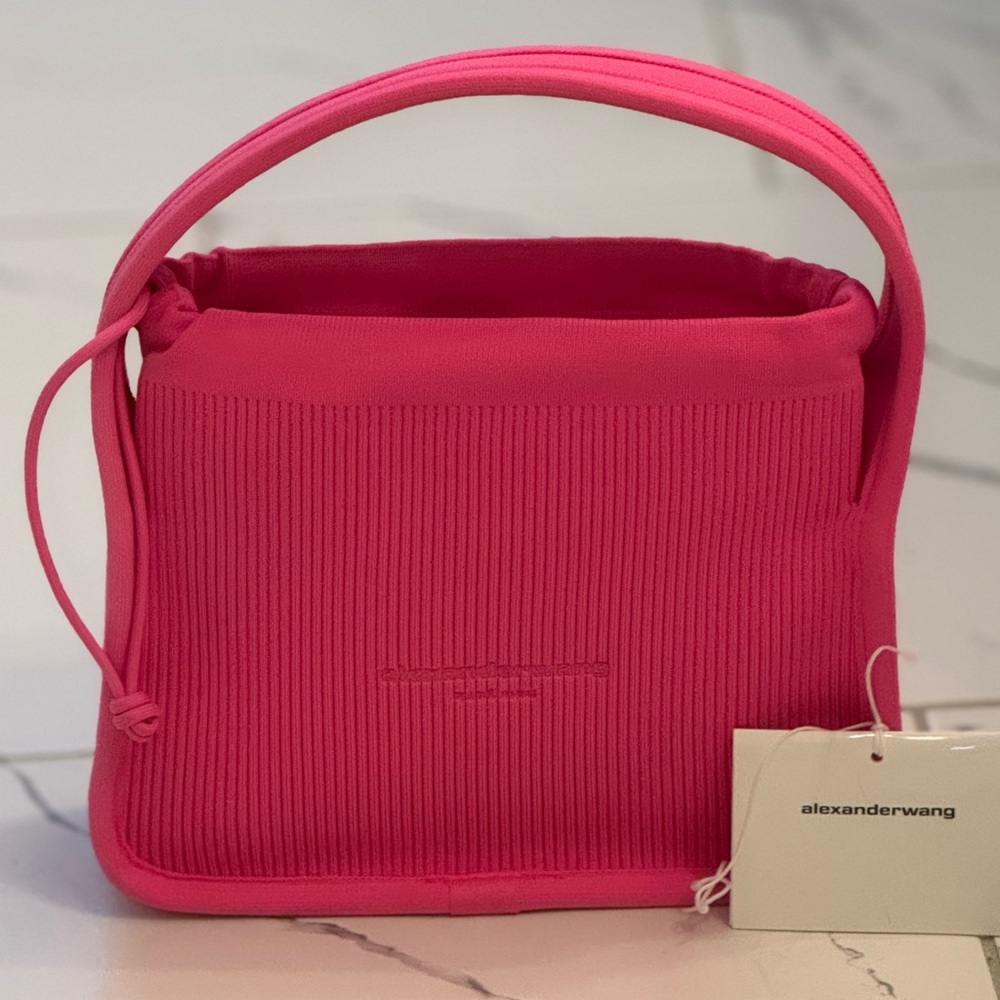 New tags, authentic Alexander Wang Ryan small handbag in bubblegum